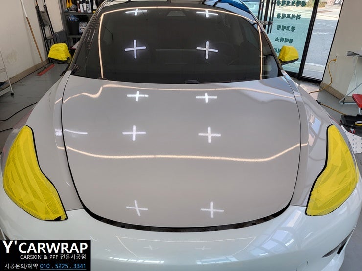 화성 동탄치동천로 / 랩핑 / 자동차 전체랩핑 / 테슬라 / 모델3
