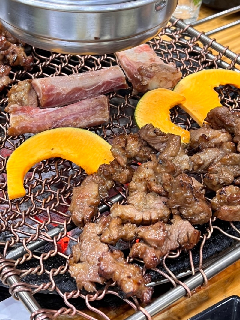 터미널 근처 여주맛집 돼지갈비/등갈비 박대감화로구이