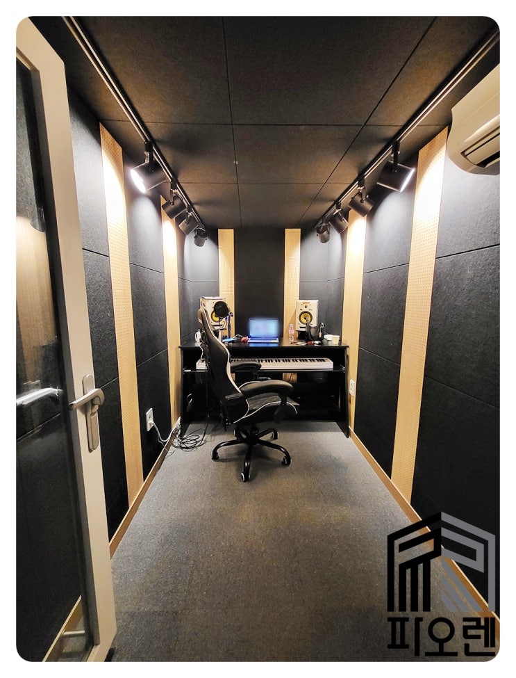 신사동 강남녹음실 겸 엔터사무실 임대 - 녹음부스 3개, 마스터룸, 사무실+창고, 발렛가능.