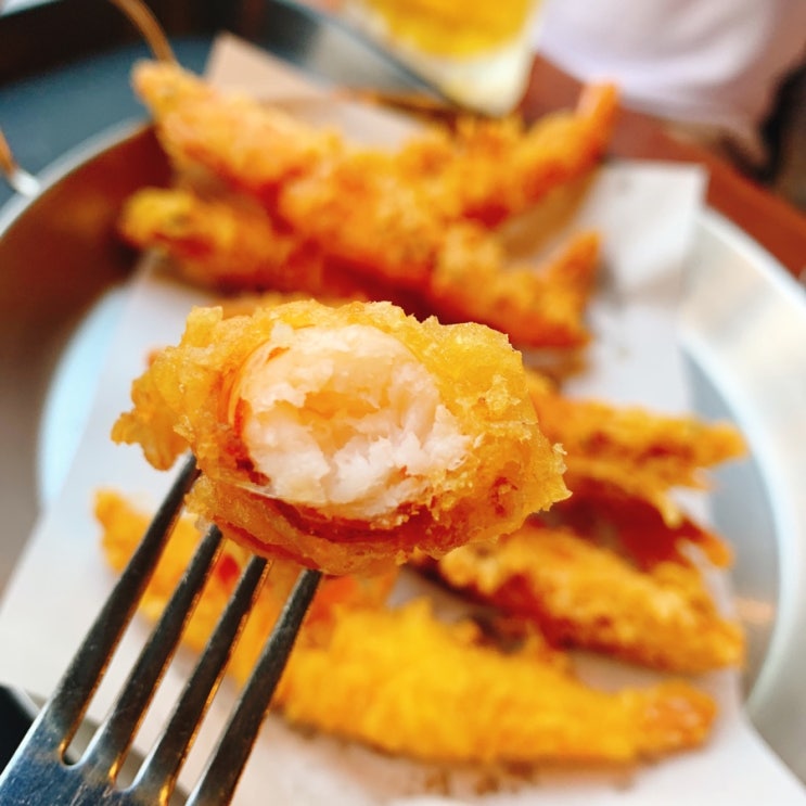  영종도, 맥주안주로 딱인 구읍뱃터 새우튀김맛집 '독도왕새우튀김'