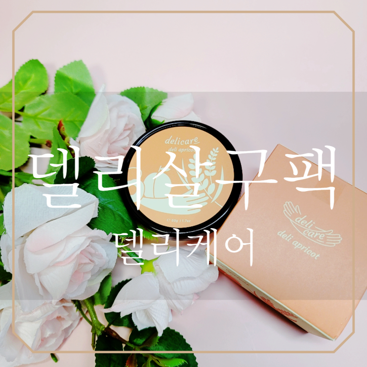  델리케어 델리살구팩 보송보송한 피부 만들기