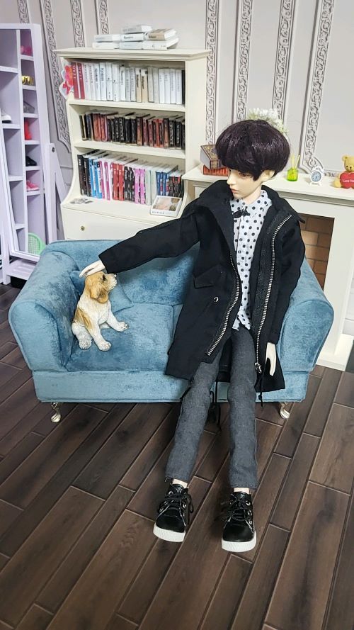  마마즈돌 맨즈 모즈코트 블랙
