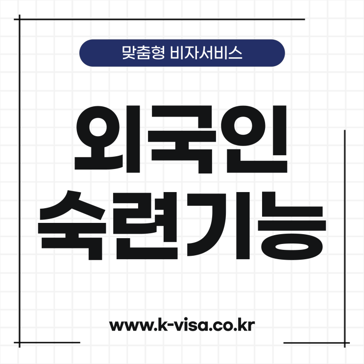  숙련기능인력 비자(E-7-4)