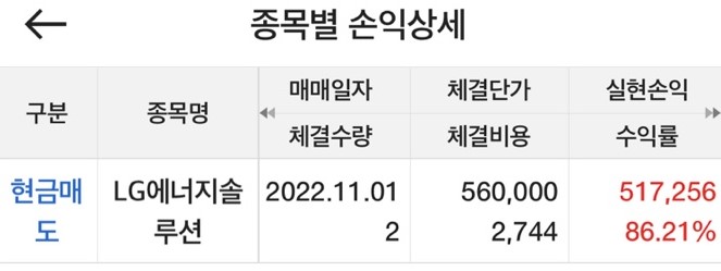  LG에너지솔루션매도