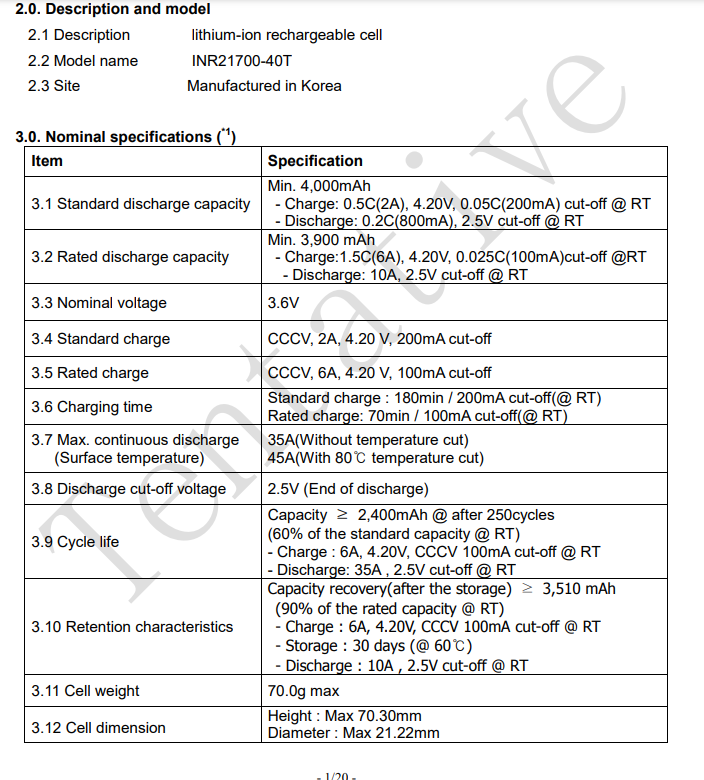 SAMSUNG-INR21700-40T-Datasheet : 네이버 블로그