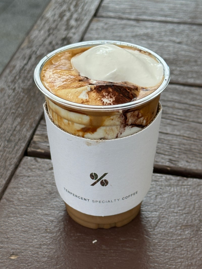 텐퍼센트커피 인기 메뉴 텐라떼, 6