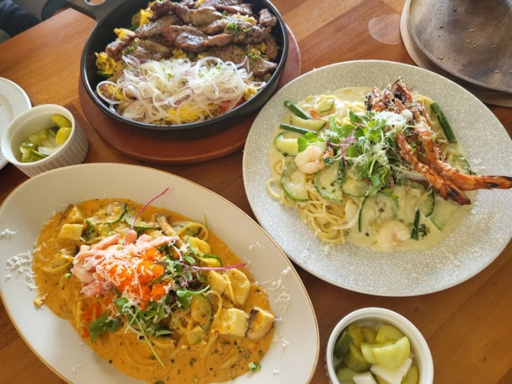  김포 파스타맛집 비스트로 오클라(ft.새우크림파스타,이베리코 목살 필라프)