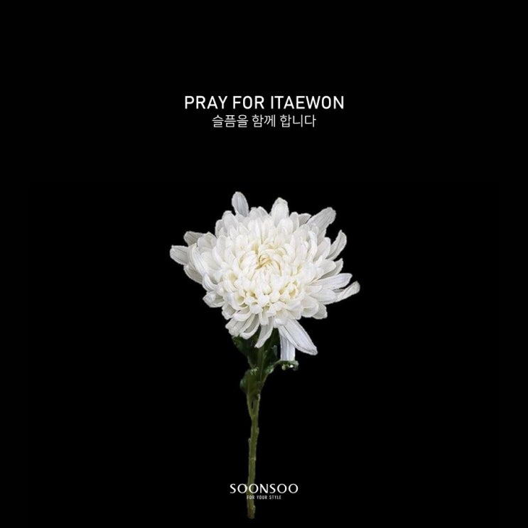 Pray For Itaewon 이태원 참사, 삼가 고인의 명복을 빕니다