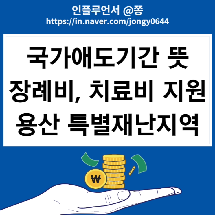 국가애도기간 뜻, 용산 특별재난지역 선포 장례비 치료비 (이태원 토끼머리띠 남자 가르마펌)