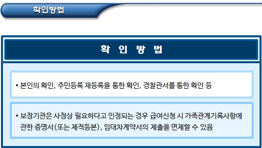 비닐하우스 등 거주자에 대한 보장방안(파트1)