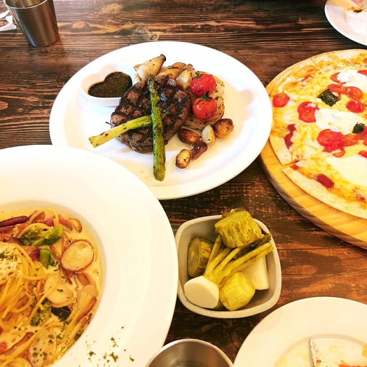  초당동맛집 통유리로된 이탈리안식한옥집 근사했던 초당비스트로