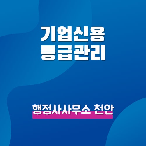  [기업신용등급관리]행정사사무소 천안