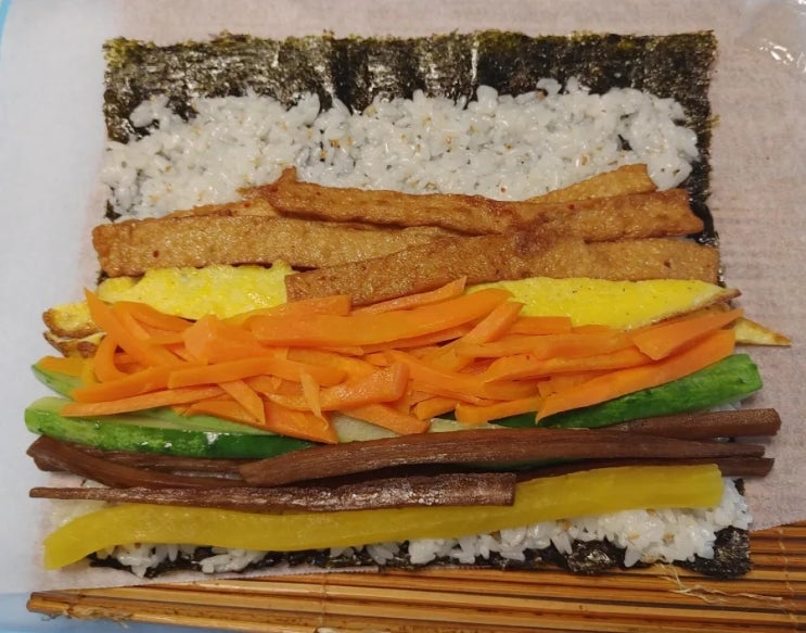  김밥 만들기-우엉김밥,어묵김밥
