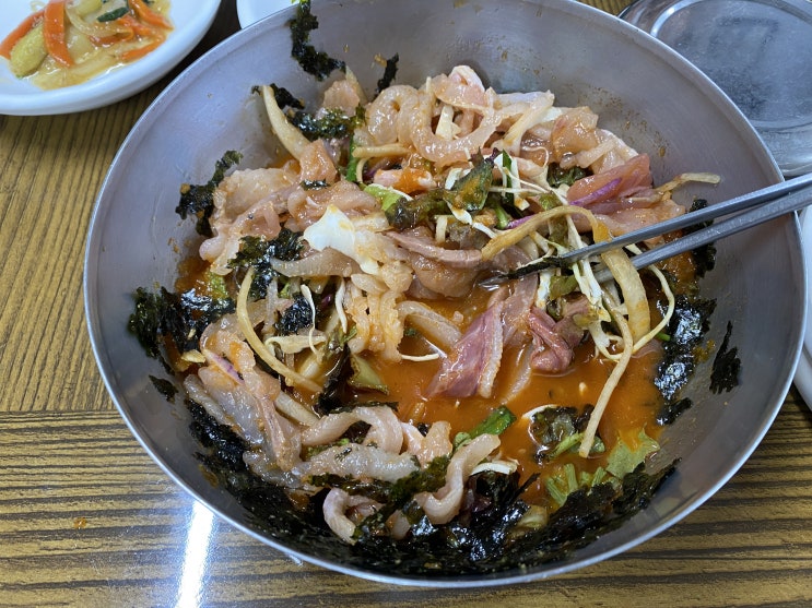  강릉 물회 맛집! 옛성도 물회 국수 전문점  내돈내산 리뷰