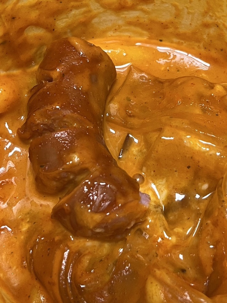 [내돈내산] gs편의점떡볶이 추천 매콤로제납작면볶이 심플리쿡X미미네
