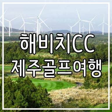 국내 제주도 골프여행 가볼만한곳 해비치cc 골프투어