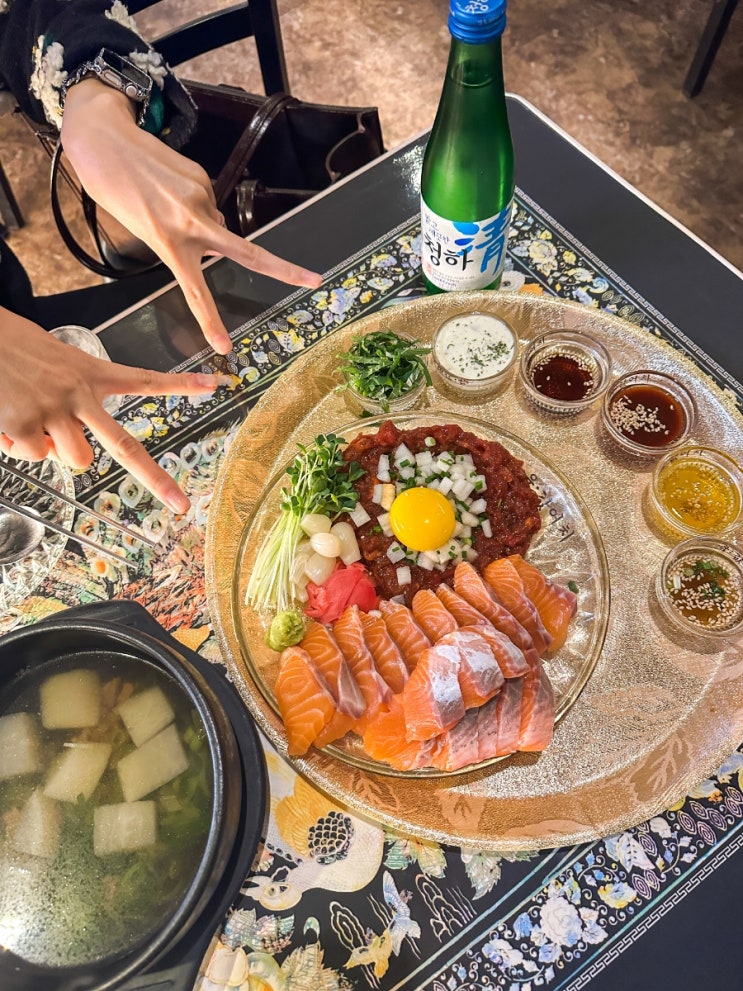  전주객사술집 육회 파스타 맛집 육값 내돈내산 후기