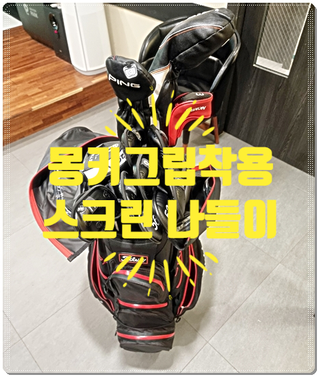  (골프취미) 몽키그립 착용 후 스크린 첫 대회 참가!