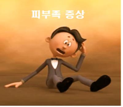  피부족 증상