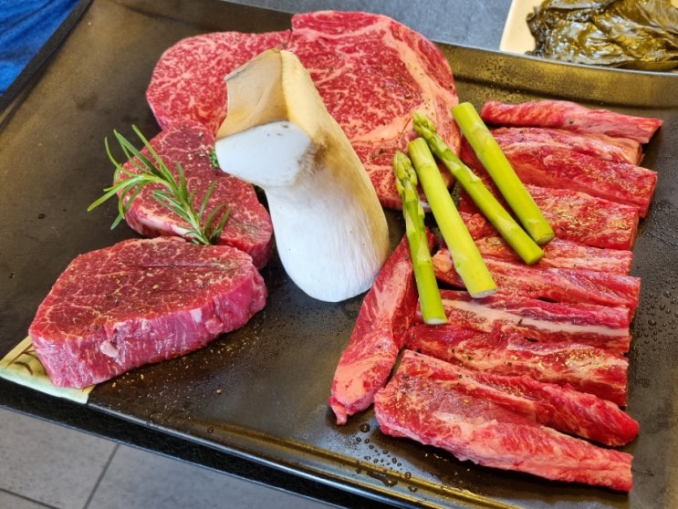  부산 용호동 모임 또는 가족외식하기 좋은 한우 맛집 "오륙도 가원"