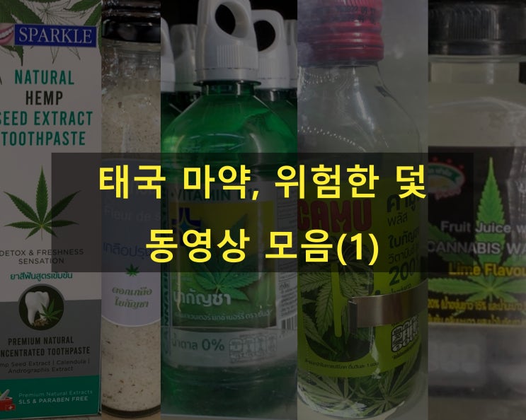  영상으로 보는 마약 (1) - 한영 태국 정보