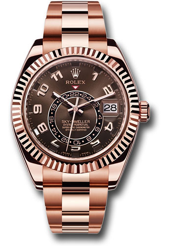  롤렉스 스카이 드웰러 브라운 Rolex Sky-Dweller Brown 갤럭시 워치페이스