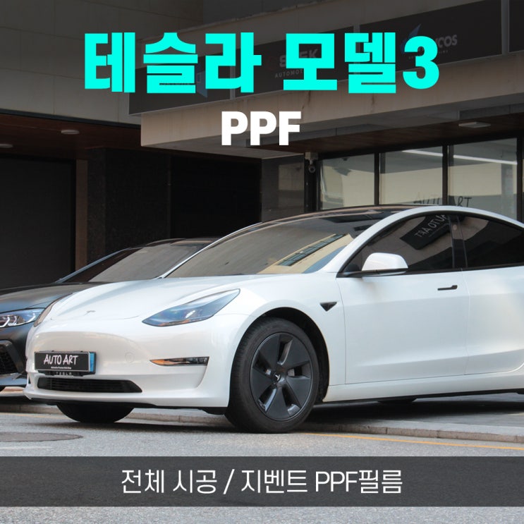  지벤트 필름으로 테슬라 모델3 전체 PPF 해봤어요