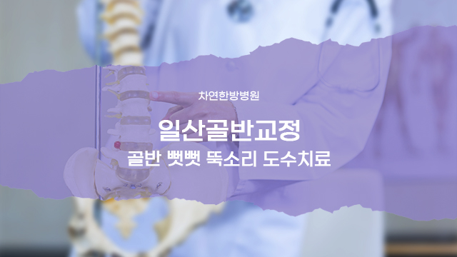  일산골반교정 골반 뻣뻣 뚝소리 교정하려면