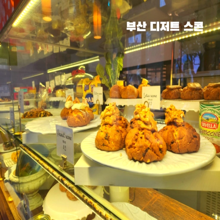  플라잉 스콘 부산 디저트로 인기 있는 이유 있네요. 아메리카노와 찰떡궁합! 넌 뭔데..