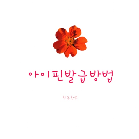  아이핀 발급방법 만 14세 미만