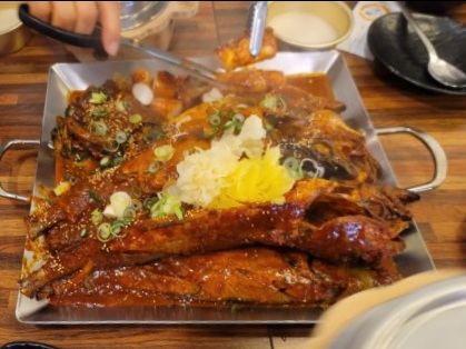  코다리+시레기+떡이 푸짐한 맛집, 파주코다리