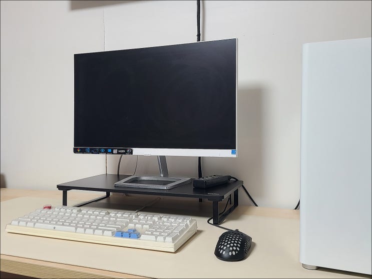  카멜마운트 싱글 디자인 모니터암 GDA1 모니터거치대 설치 후기