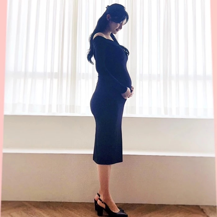 티아라 전 멤버 한아름, 티빙 '결혼과 이혼 사이' 출연 도중 둘째 임신 만삭 화보 공개 "널 만나기 56일 전" 티아라 전 멤버 한아름, 티빙 '결혼과 이혼 사이' 출연 도중 둘째 임신 만삭 화보 공개 "널 만나기 56일 전"