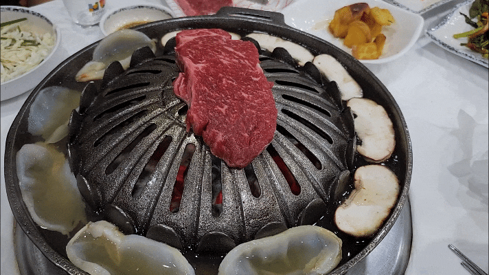  장흥맛집 키조개삼합은 역시 만나숯불갈비