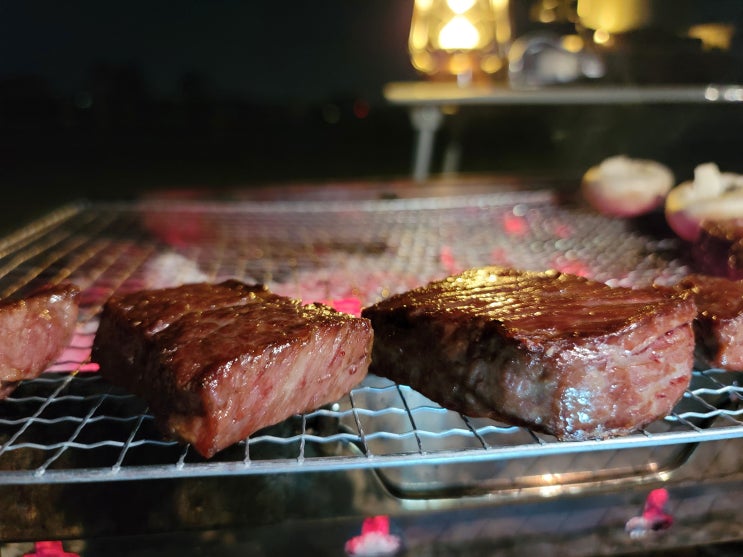 캠핑 미식가를 위한 고기 고기아찌 드라이에이징 프라임 등급 맛있는 소고기 3종세트 리뷰!