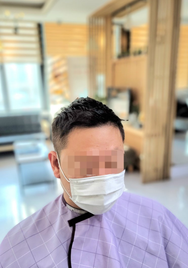  오산커트 리호뷰티헤어 남자 소프트모히칸 스타일