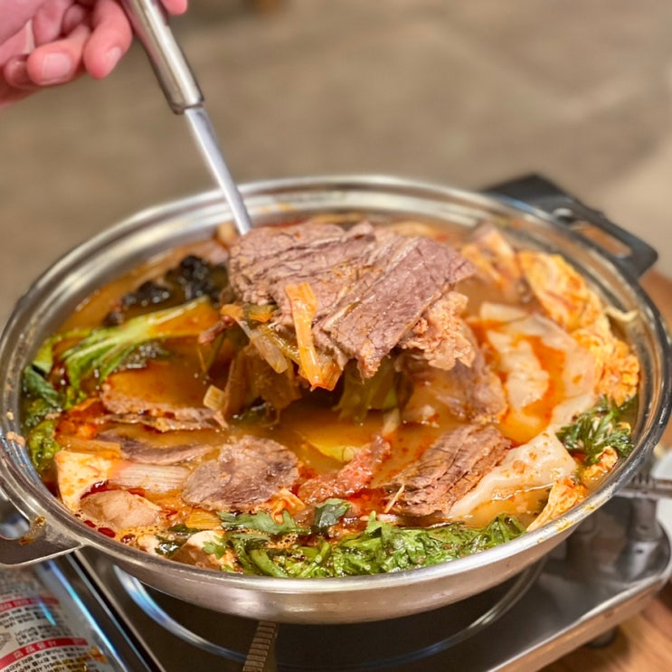  [언주역 한식 맛집] 육개옥 - 줄서는식당 한우육개장 만두전골