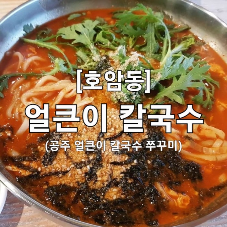  충주 공주 얼큰이 칼국수 쭈꾸미 볶음도 맛있어요