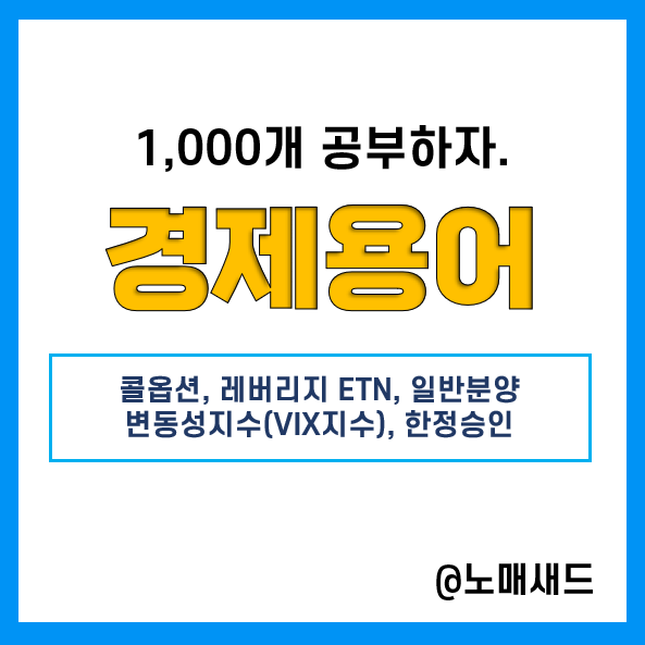 경제용어 :: 콜옵션, 3배 레버리지 ETN, 일반분양, 변동성지수(VIX지수), 한정승인과 상속포기 경제용어 :: 콜옵션, 3배 레버리지 ETN, 일반분양, 변동성지수(VIX지수), 한정승인과 상속포기