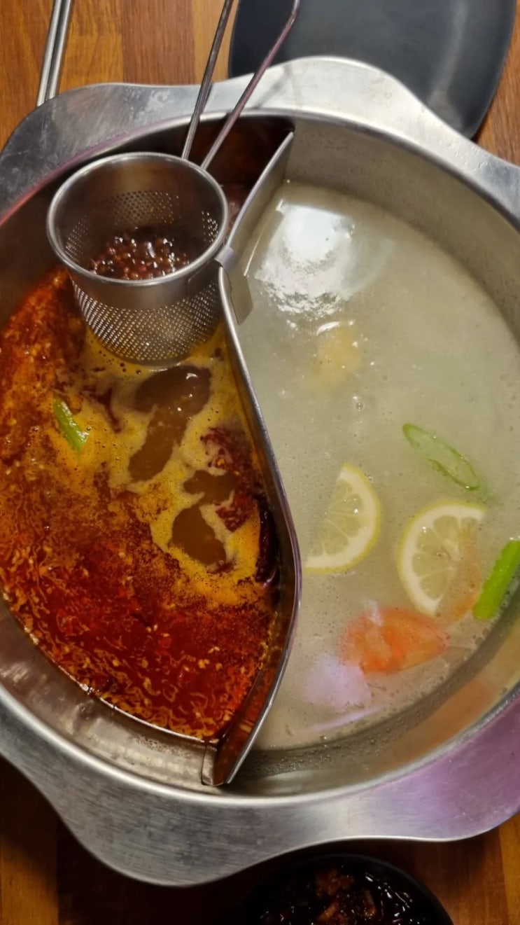  추운날 땡기는 음식 경대북문  무한리필 훠궈집(화풍)-내돈 내산