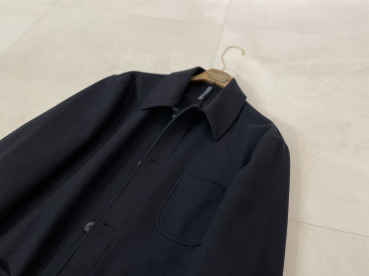  몬테도로 네이비 울 셔켓 리뷰.