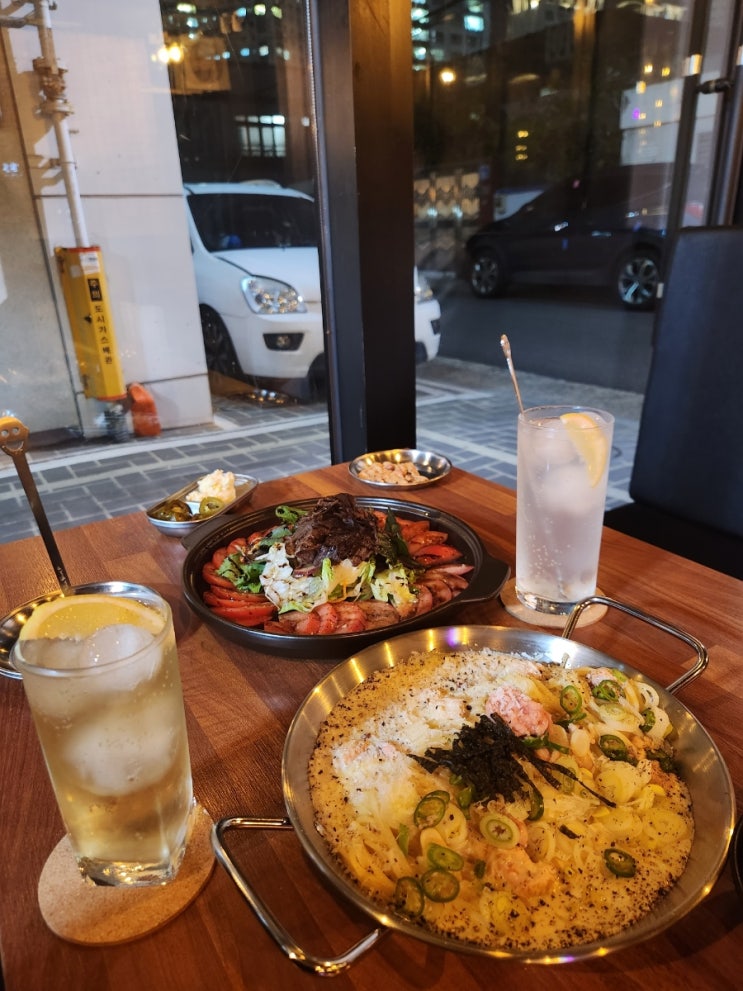  (울산 신정동 술집) 공업탑 술집 파스타에 하이볼 육전 안주맛집