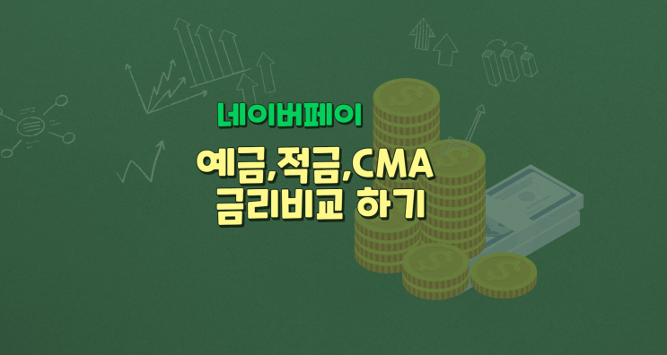 네이버페이에서 간단하게 예금 적금 CMA 금리 비교하는 방법