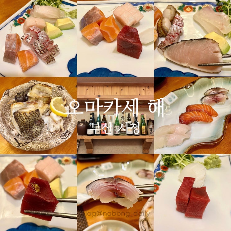  부산시청오마카세 해 海, 숙성회 구성이 좋은 부산시청일식
