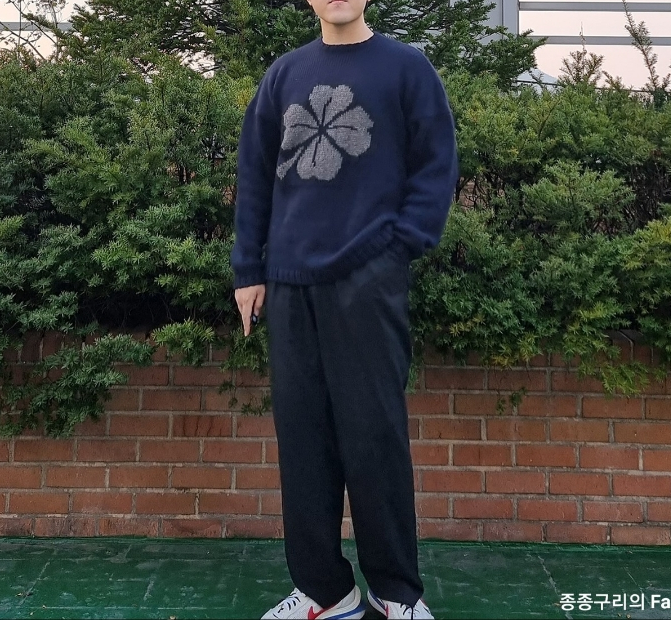  아워레가시 클로버 인타르시아 니트, 이렇게 고급져도 되는걸까..??