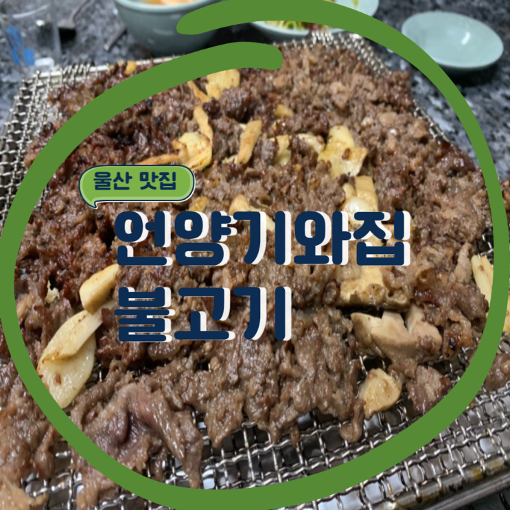 언양불고기 맛집 육회 꼭 드셔보세요. 언양기와집불고기