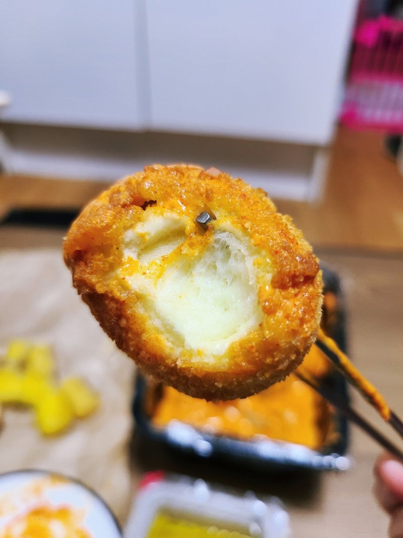 배떡 메뉴, 분모자 로제떡볶이/ 핫도그/ 치즈볼/ 튀김/ 중국당면
