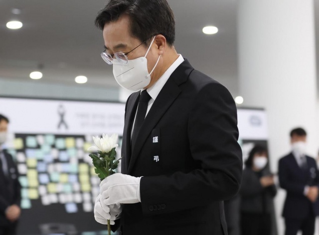 합동분향소, <b>김동연</b> 지시로 '사고 사망자'를 '참사 <b>희생자</b>'로... 