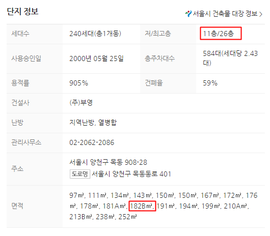  양천구 목동 55평아파트 법원경매 [2021타경112946]