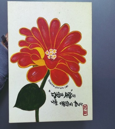  캘리그라피배우기 한번에 자격증 창업 취득했어요!